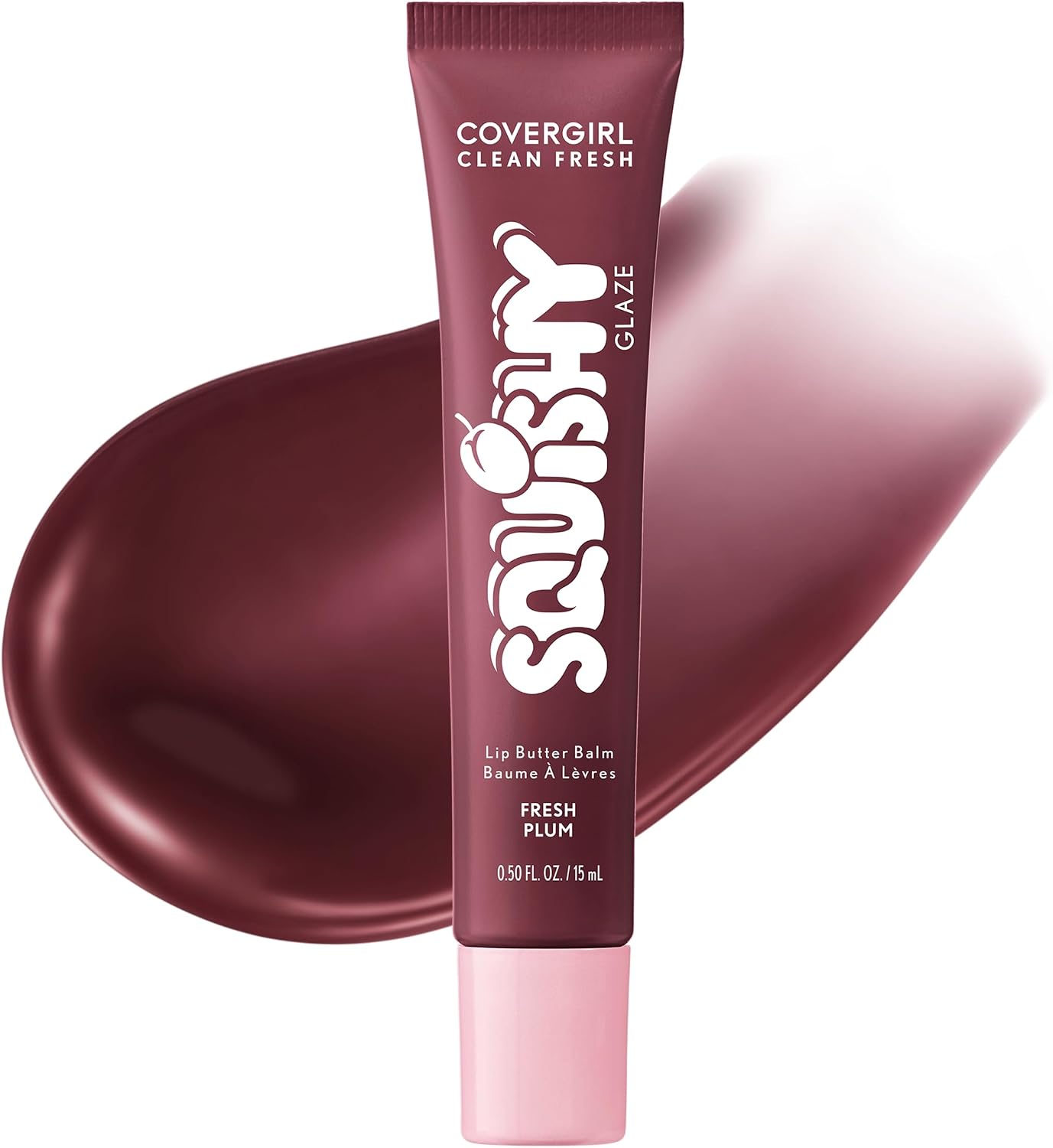 Detalle de COVERGIRL Clean Fresh Squishy Glaze Fresh Plum 160 Tinted Lip Balm