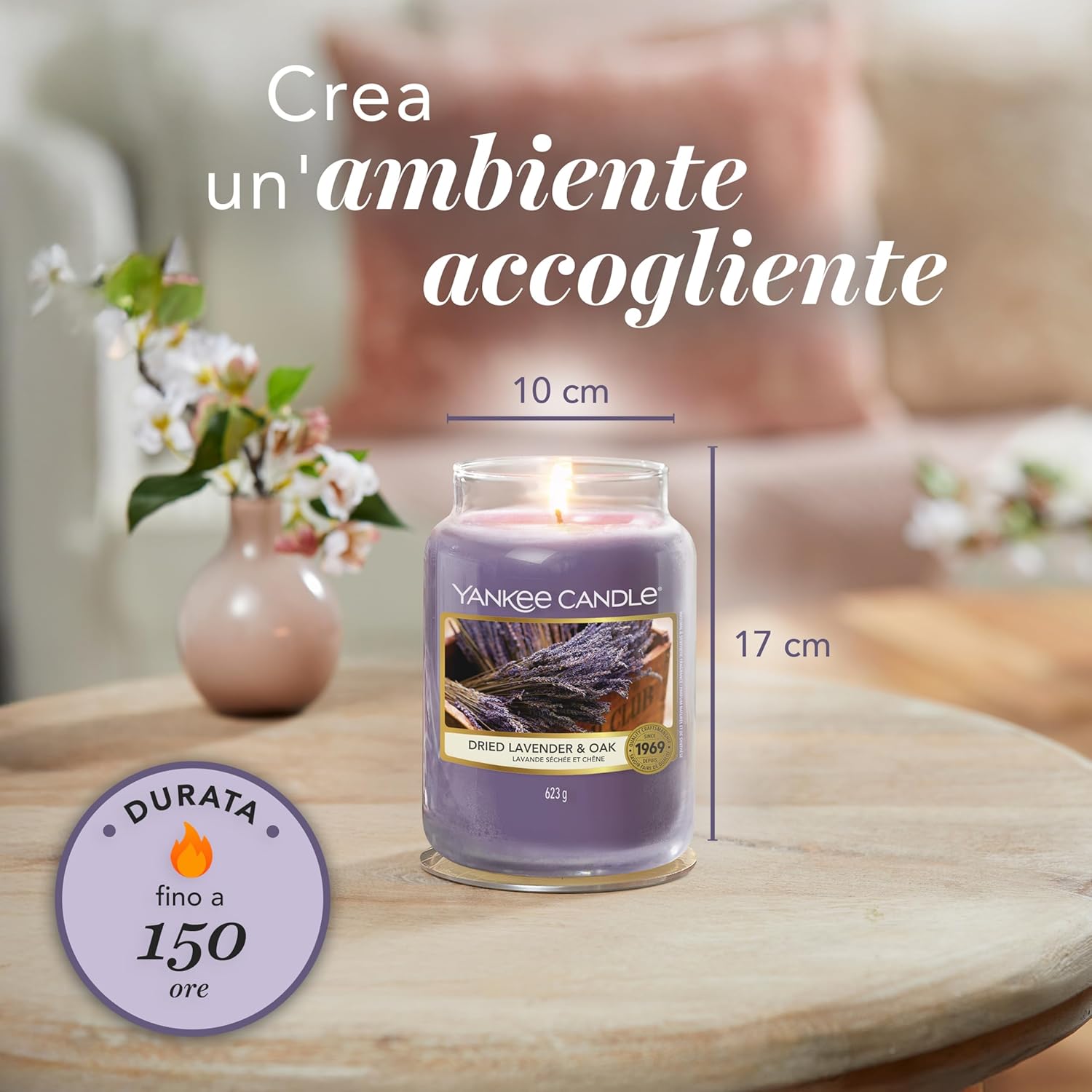 Thumbnail 4 de Yankee Candle Lavanda Essiccata e Quercia Candela a lunga combustione