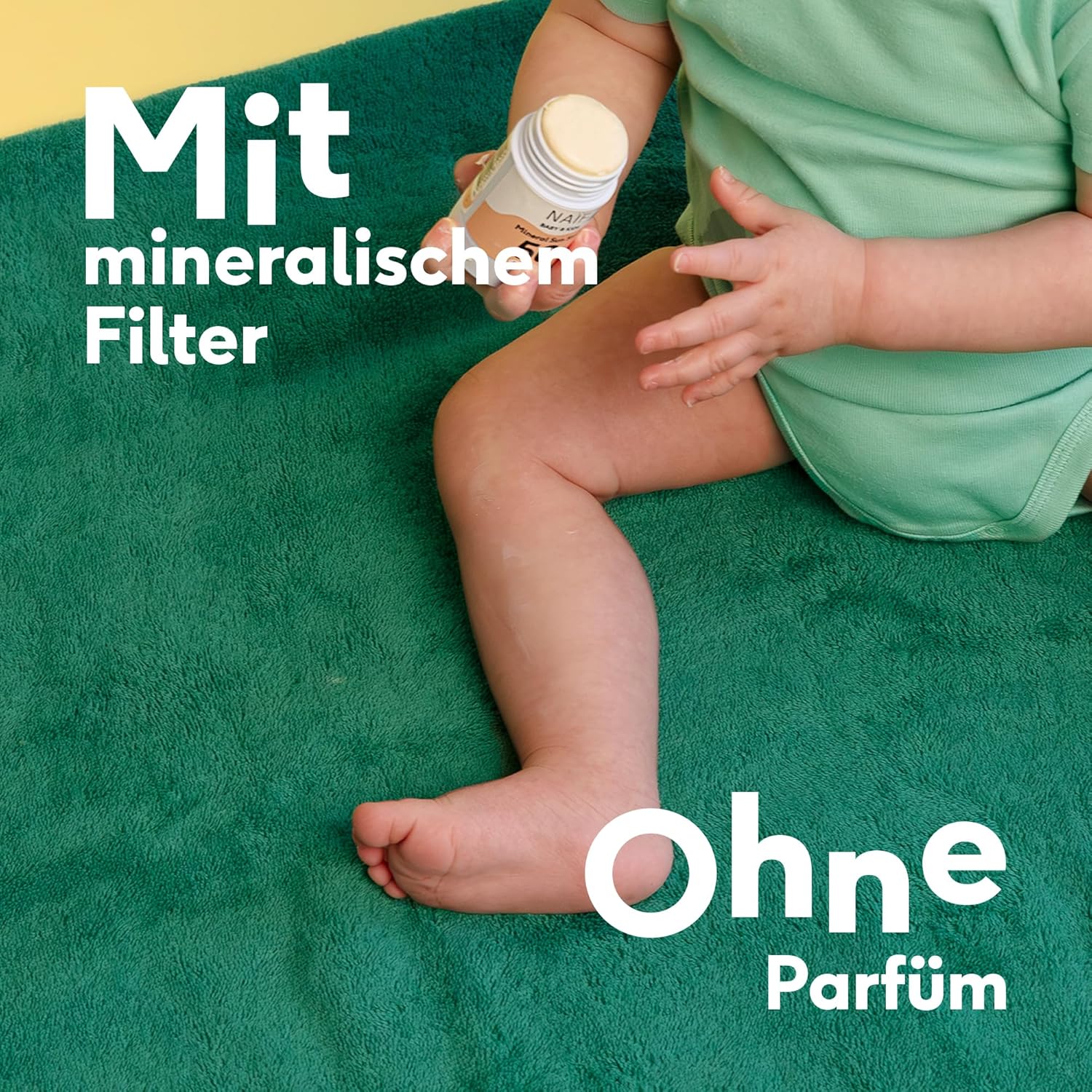 Thumbnail 3 de Naïf Mineralischer Sonnenschutzstick LSF 50 – Baby & Kind, 36 g