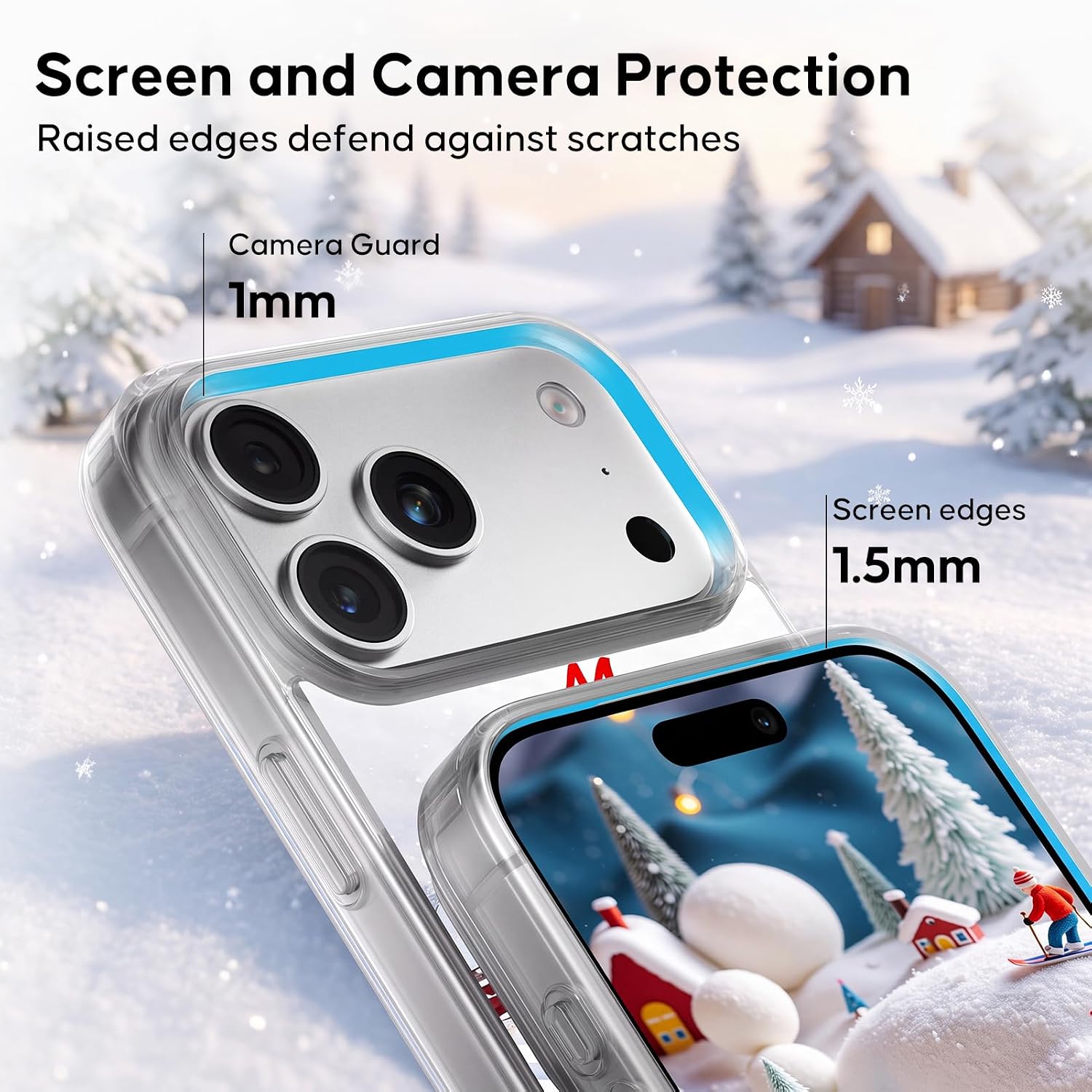 Detalle 1 de ILFINDYOU Christmas phone case for iPhone 17 Pro Max