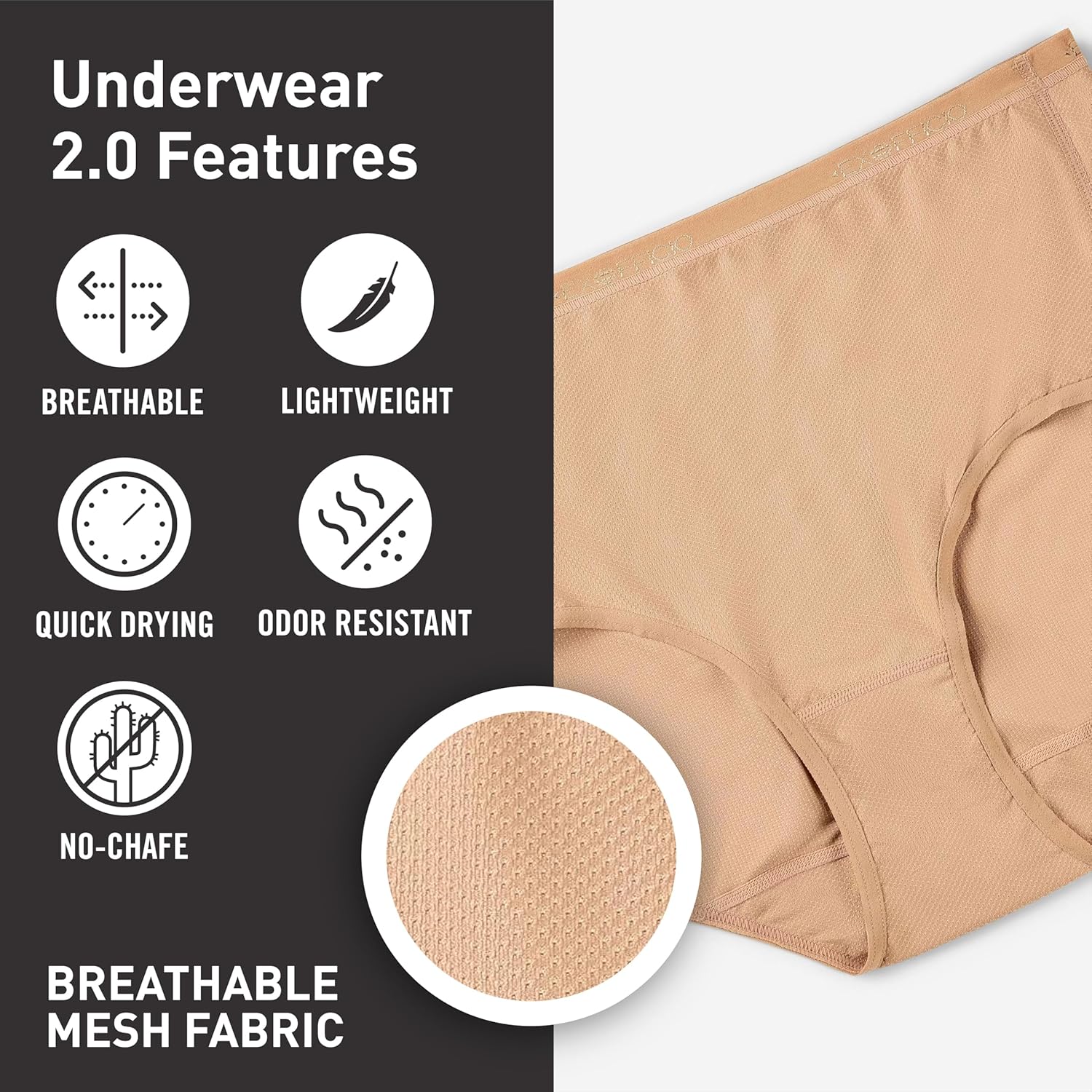 Thumbnail 3 de ExOfficio Women's Give-N-Go 2.0 Full Cut Brief — Breathable, Durable Travel Underwear