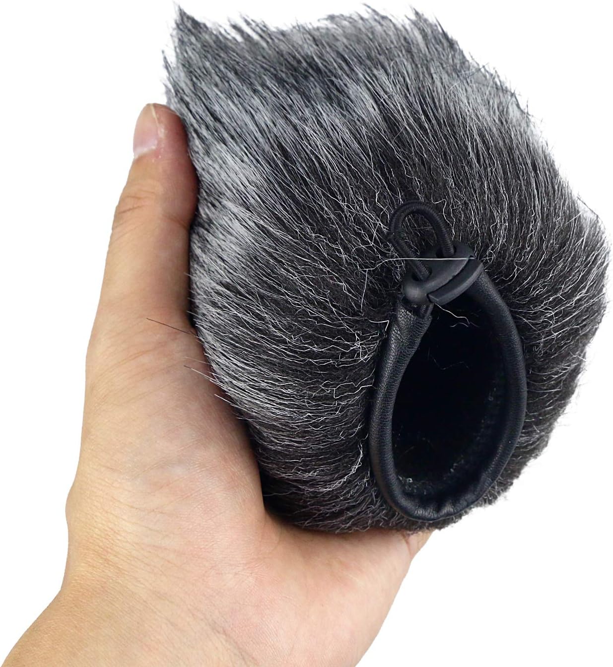 Thumbnail 4 de SUNMON Pelziger Windschutzscheiben-Muff für Mikrofone (passend u. a. AT2020/AT2020USB+/AT2035/AT2050/AT4040)