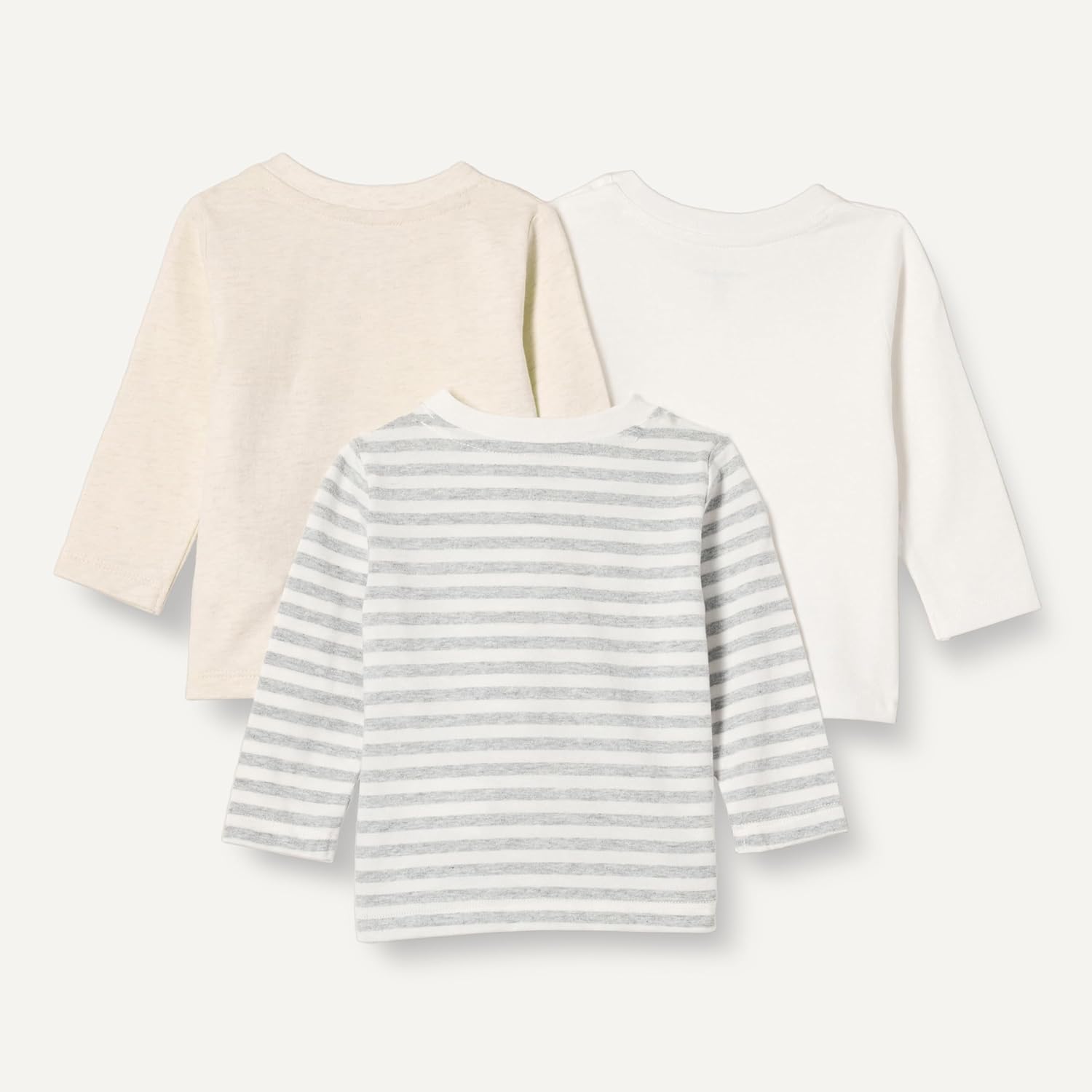 Thumbnail 2 de Amazon Essentials Unisex Bambini 0-24 T-shirt a maniche lunghe in cotone 100% con vestibilità comoda