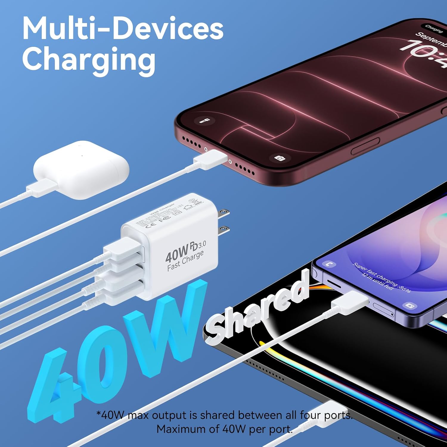 Thumbnail 2 de Ubearkk 40W USB C Fast Charger