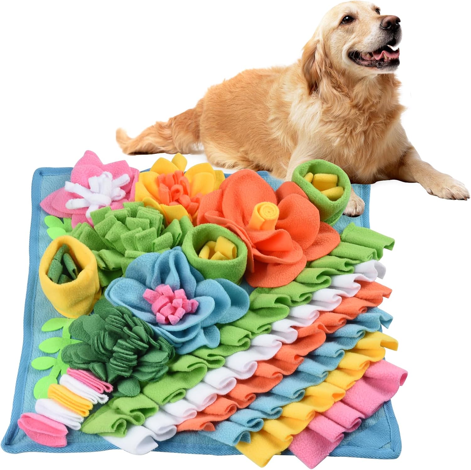 Detalle de Romon Tappeto Olfattivo per Cani – 40×40 cm: gioco interattivo e stimolante