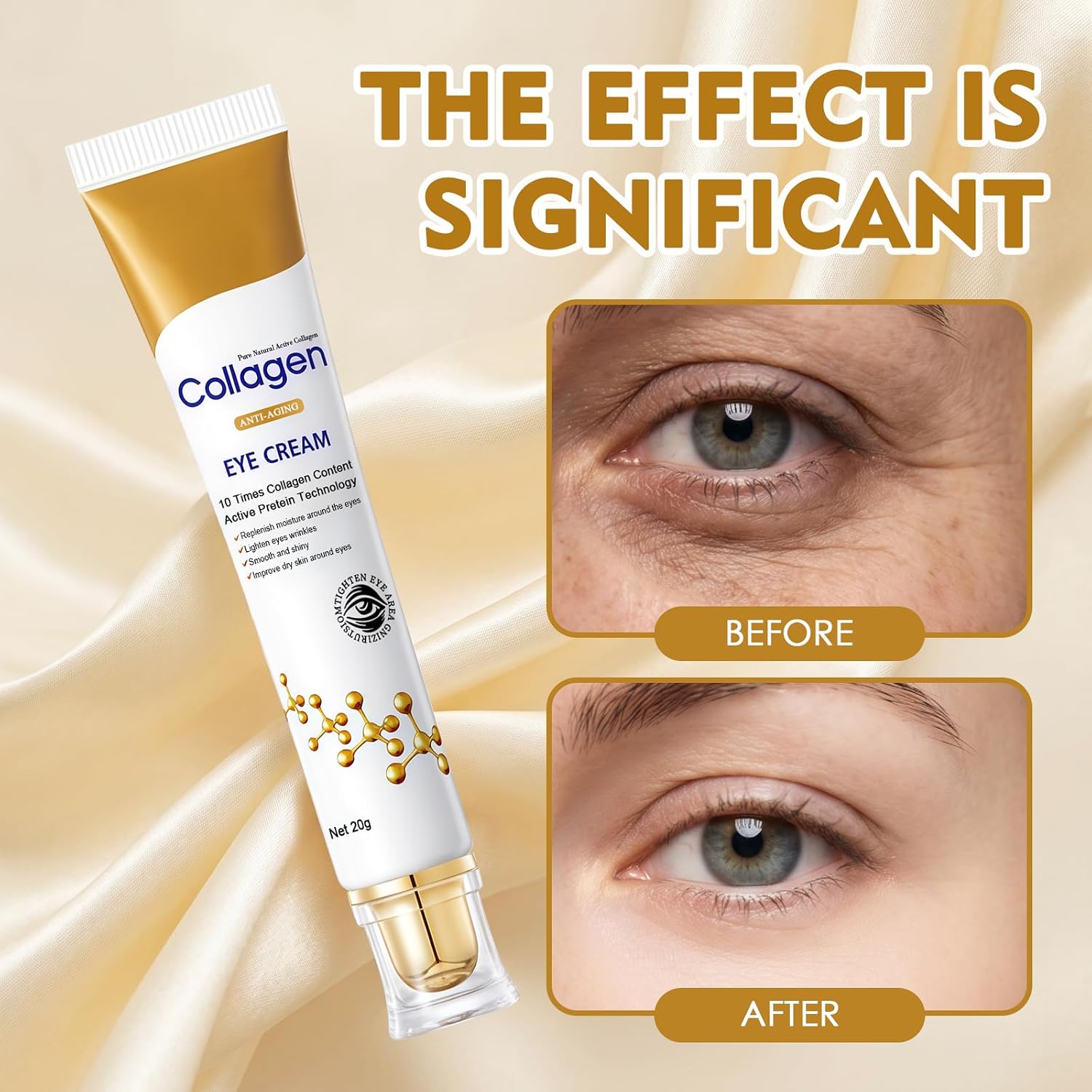 Thumbnail 5 de HOUSN 20g Crème Yeux anti-rides: hydratation ciblée et lifting instantané