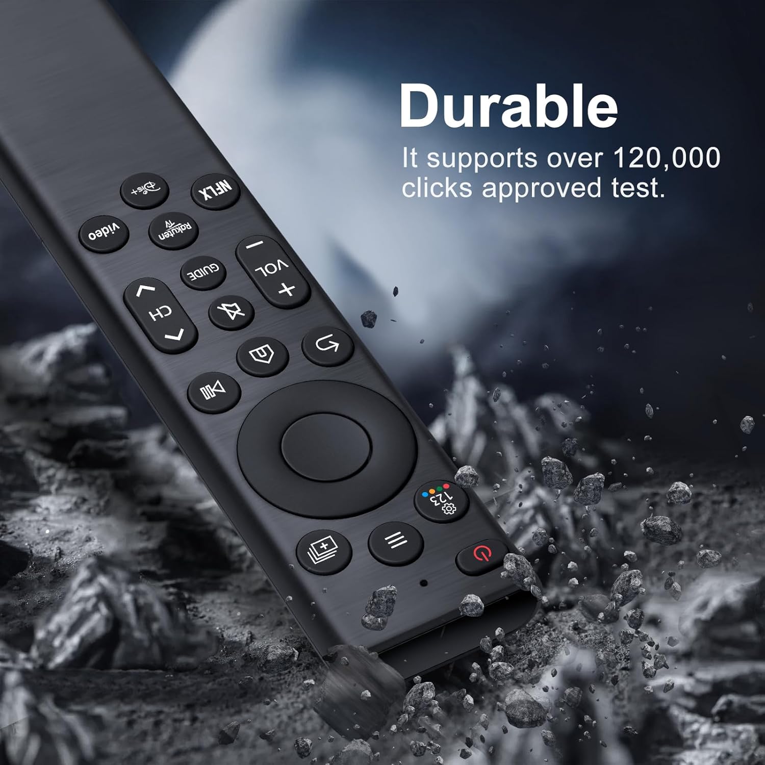 Detalle de (Pack of 2) Universal Remote Controls for Samsung Smart TVs with Netflix shortcut buttons (EWO)