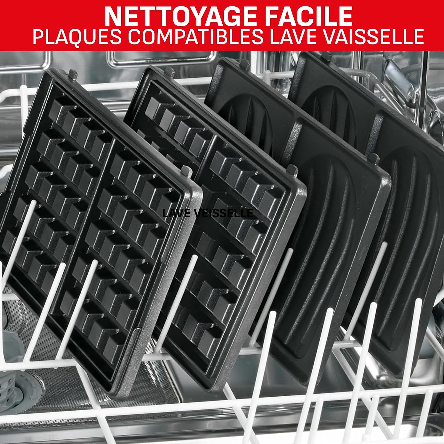 Detalle 2 de Tefal Snack Collection met 2 verwisselbare platen voor croques en wafels
