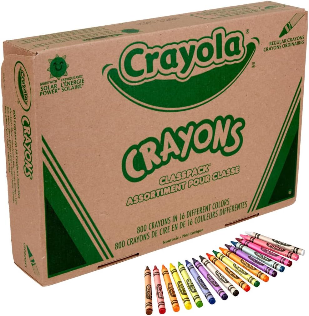 Thumbnail 5 de Crayola Bulk Crayon Classpack 800ct (16 Colors) for Classroom Art, Ages 3+