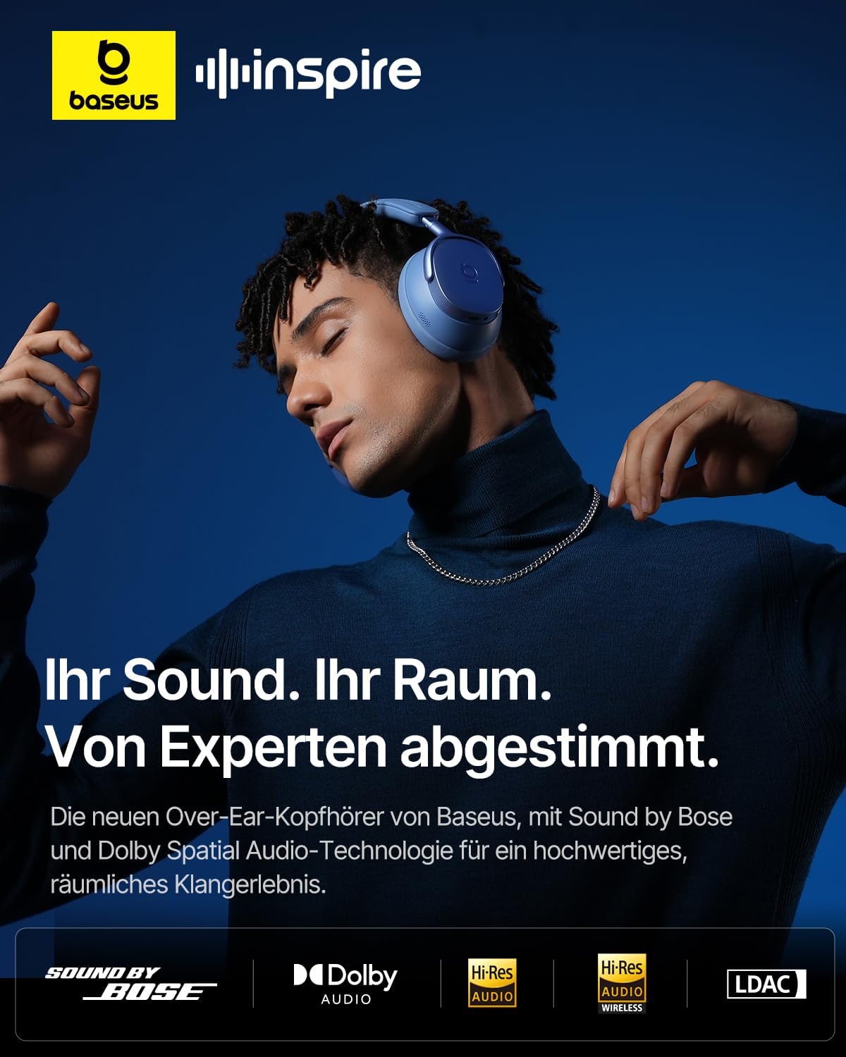 Detalle 2 de Baseus Inspire XH1 Noise Cancelling 100 Std.