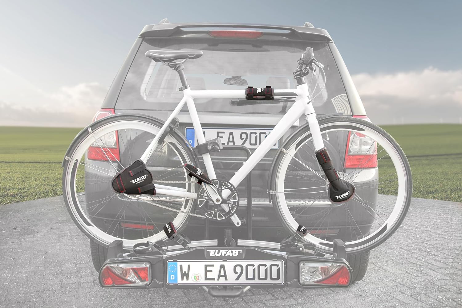 Thumbnail 1 de EUFAB 11242 Fahrradtransportschutz-Set, Rahmenschutz, 6-teilig