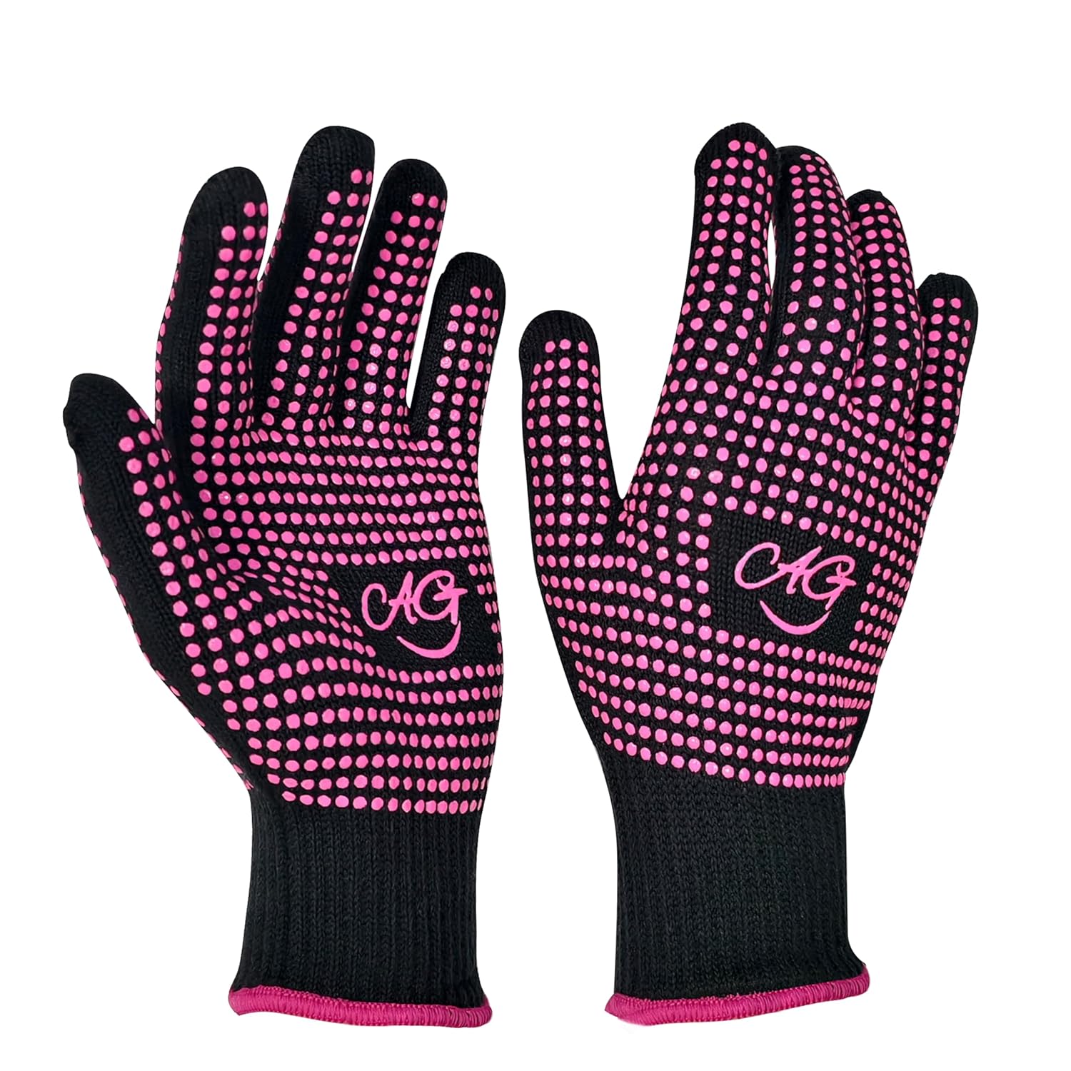 ANGENIL Hitzeschutz-Handschuhe mit Silikon 2er
