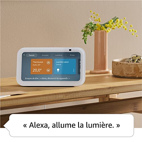 Detalle 2 de Echo Show 5 (Nouvelle génération) – Écran tactile 5,5'' connecté et compact d’Amazon