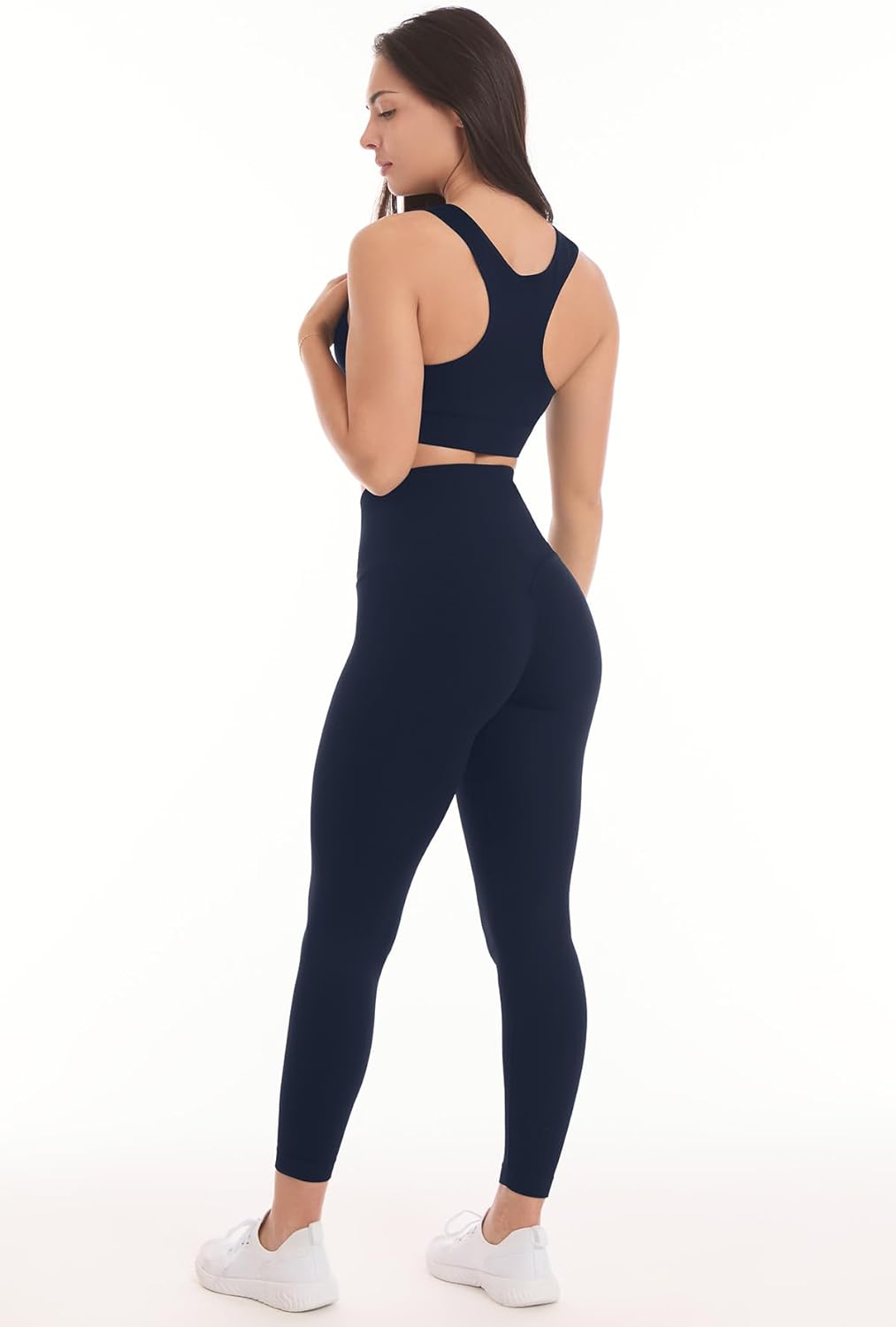 Thumbnail 1 de FGM04 Donna - Completo Onyx: leggings e top in tessuto 4 stagioni, 100% Made in Italy