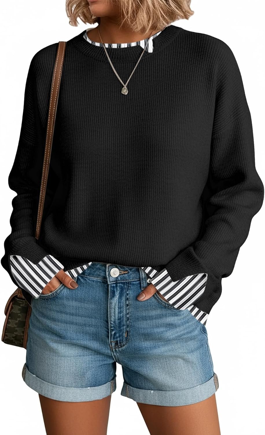 Detalle 2 de Disamer Womens Sweater 2026 Cozy Knit Pullover