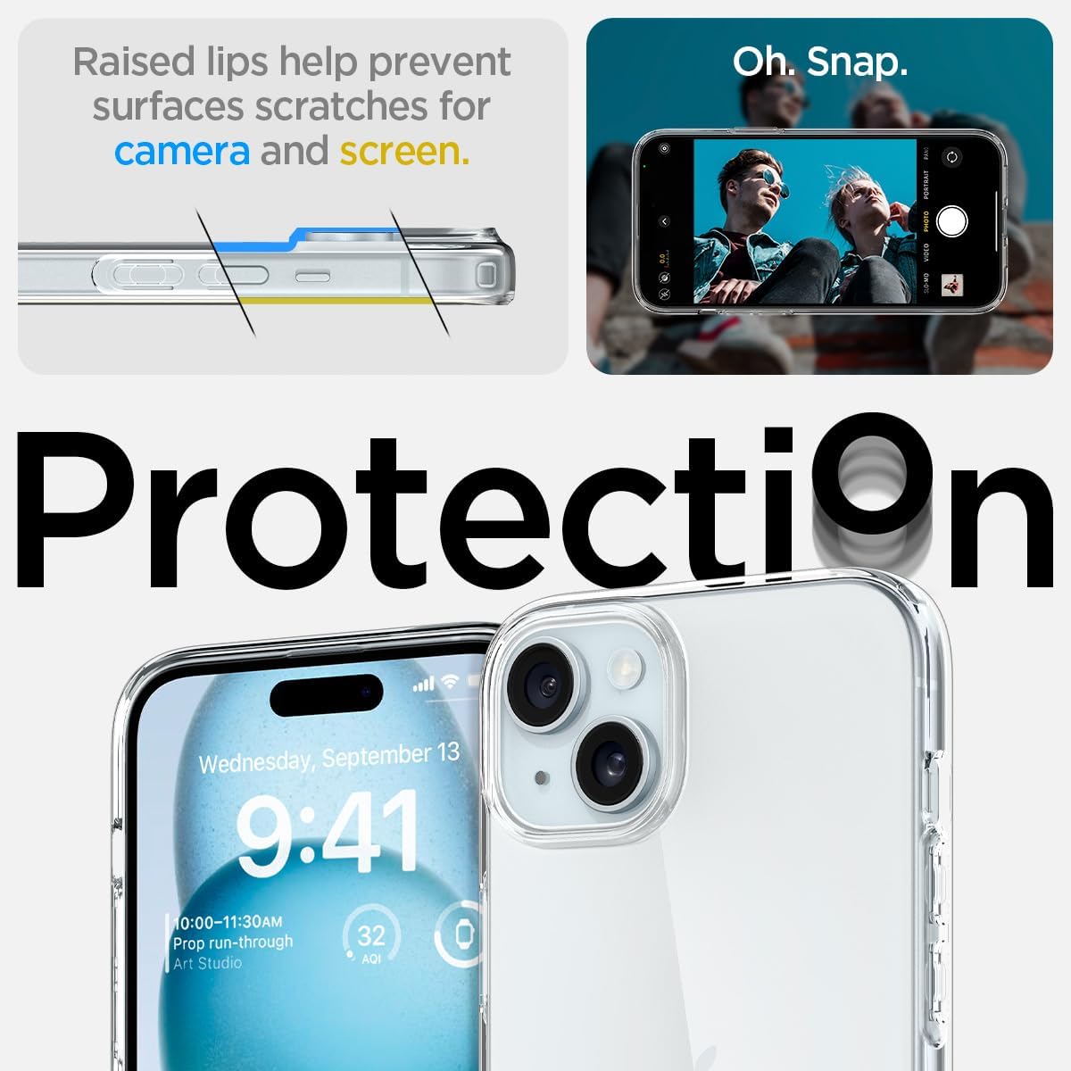 Thumbnail 5 de Spigen Liquid Crystal Coque iPhone 15 transparente