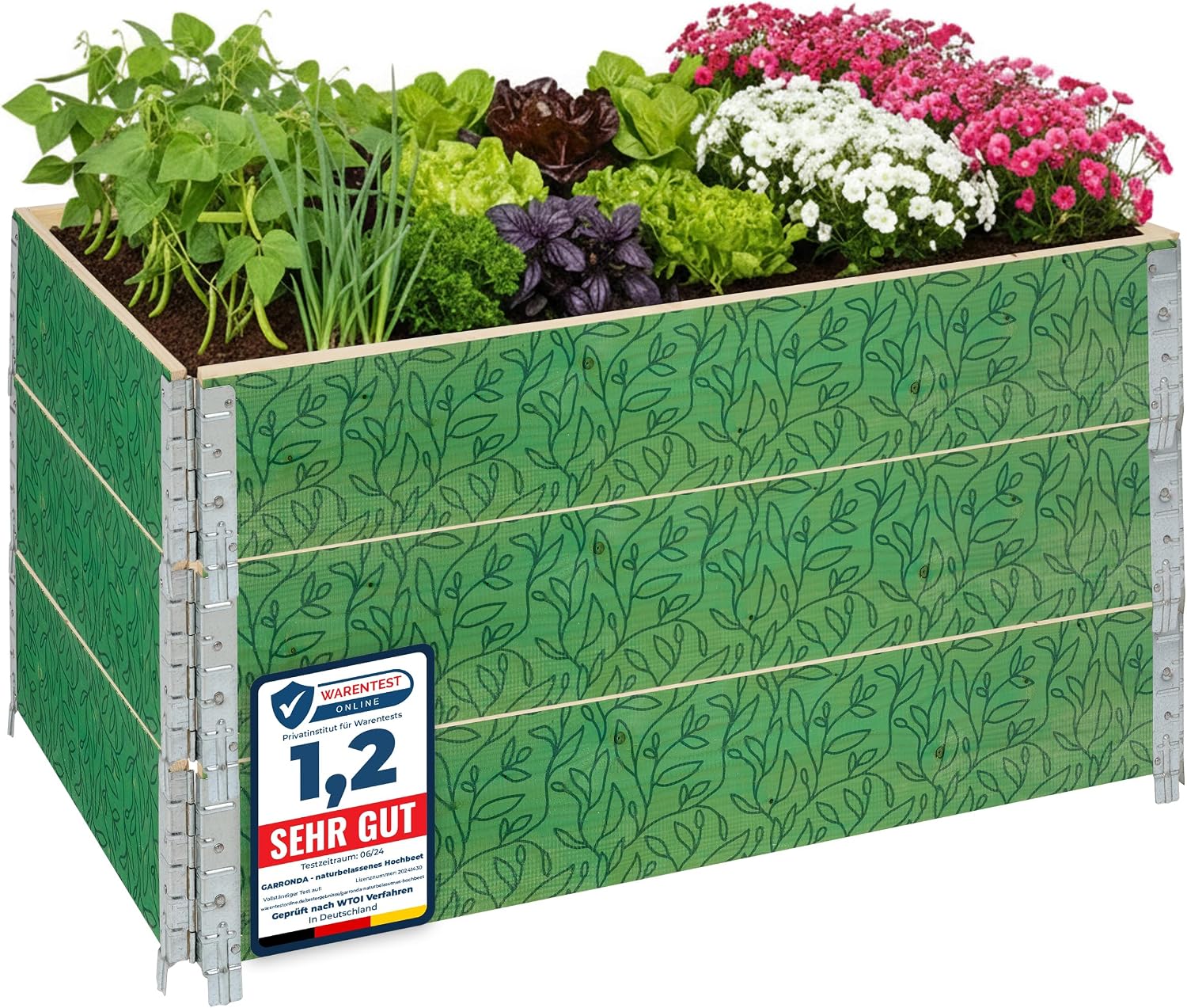 Thumbnail 6 de Garronda Hochbeet Holz 120x80x20 cm