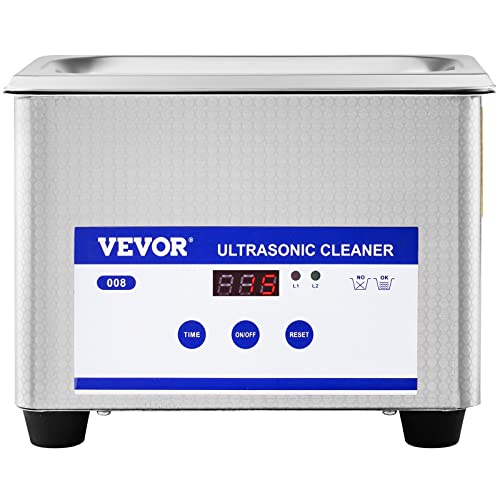 Thumbnail 7 de VEVOR Nettoyeur à Ultrasons 0,8 L – Nettoyage professionnel sans chauffage pour bijoux, pièces et lunettes
