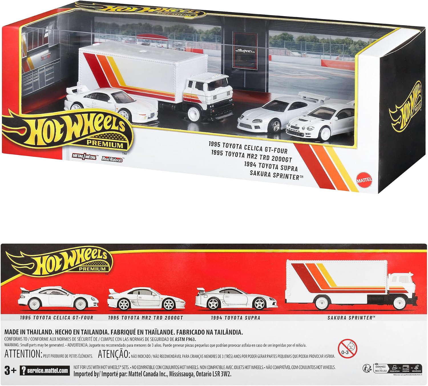 Thumbnail 6 de Hot Wheels GMH39-987G プレミアム トヨタスポーツカーセット 1/64・4台入り