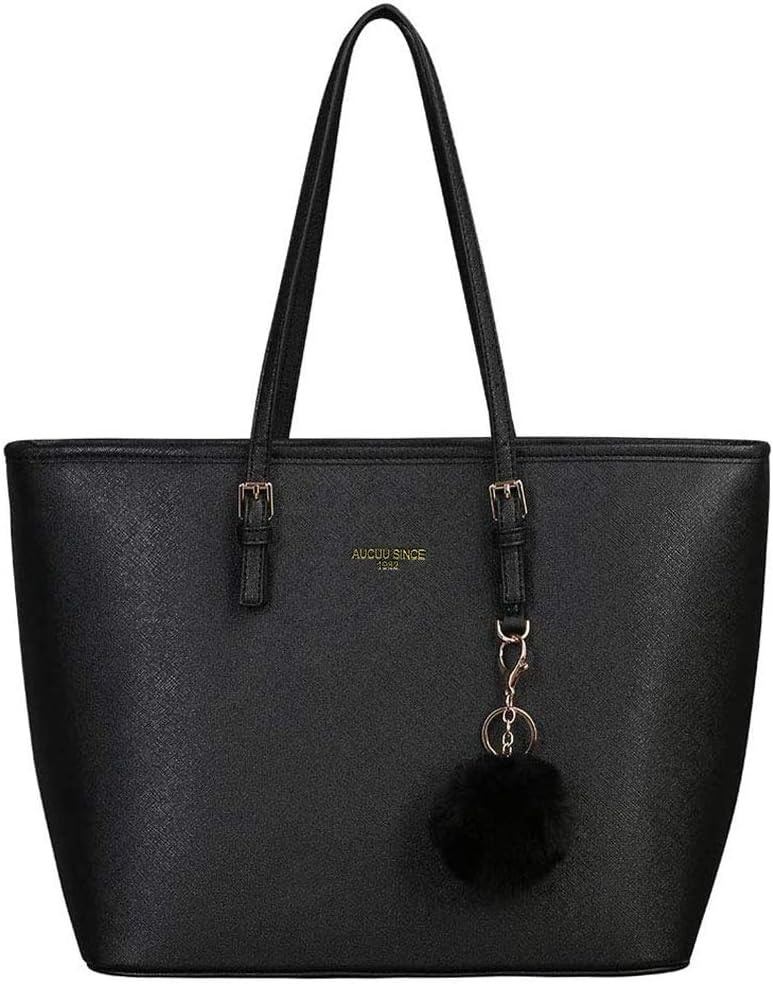 Detalle de URAQT 15.6 Inch PU Leather Laptop Tote bag