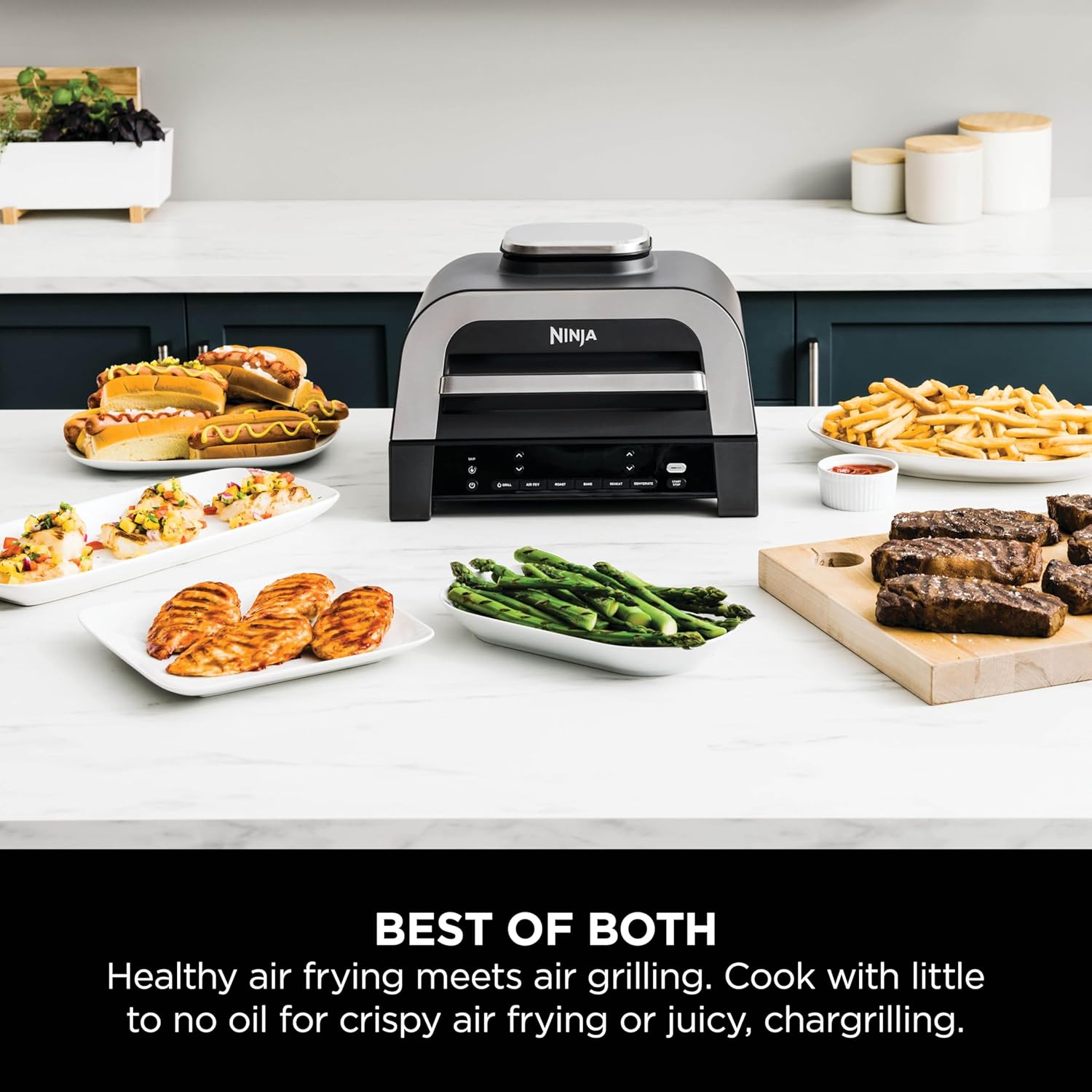 Thumbnail 2 de Ninja 6-in-1 MAX Indoor Grill & Air Fryer DG551UK