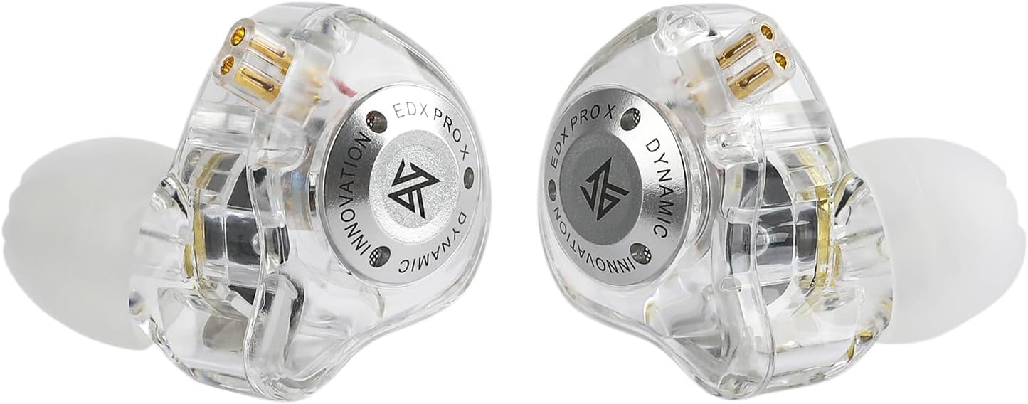 Detalle de Linsoul KZ EDX Pro X auricolari In-Ear cablati con cavo staccabile (senza microfono)