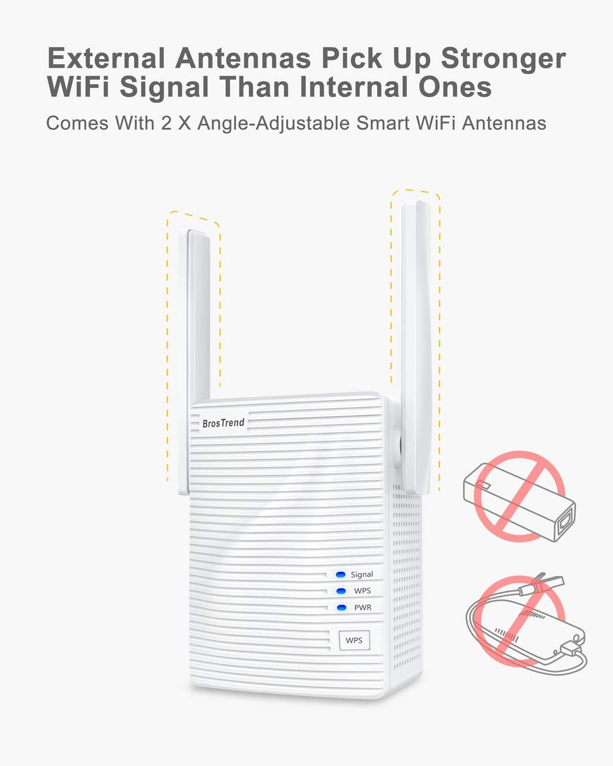 Thumbnail 5 de BrosTrend AC1200 WiFi to Ethernet Adapter