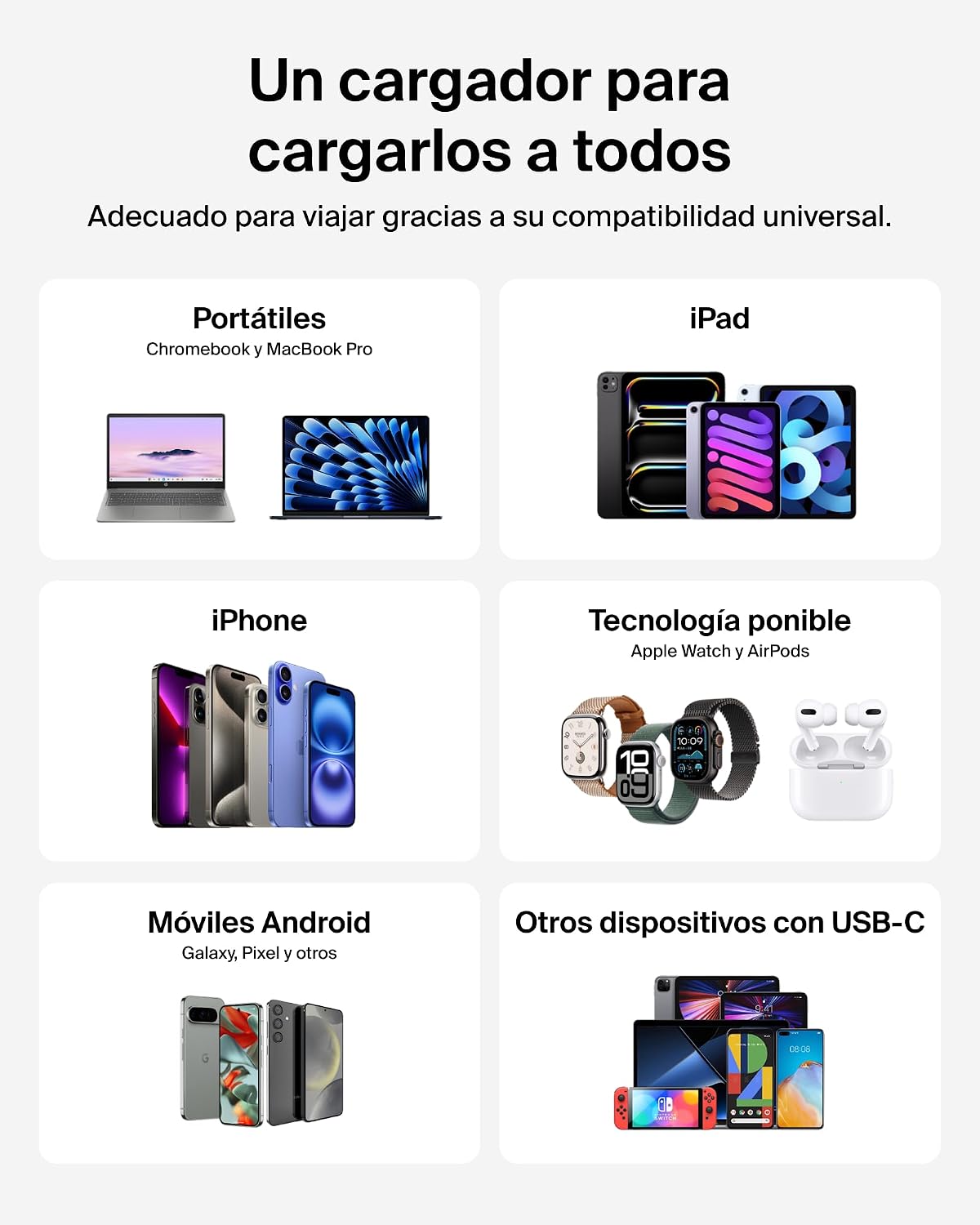 Thumbnail 6 de Belkin SmartProtect 67W cargador USB‑C 2 puertos