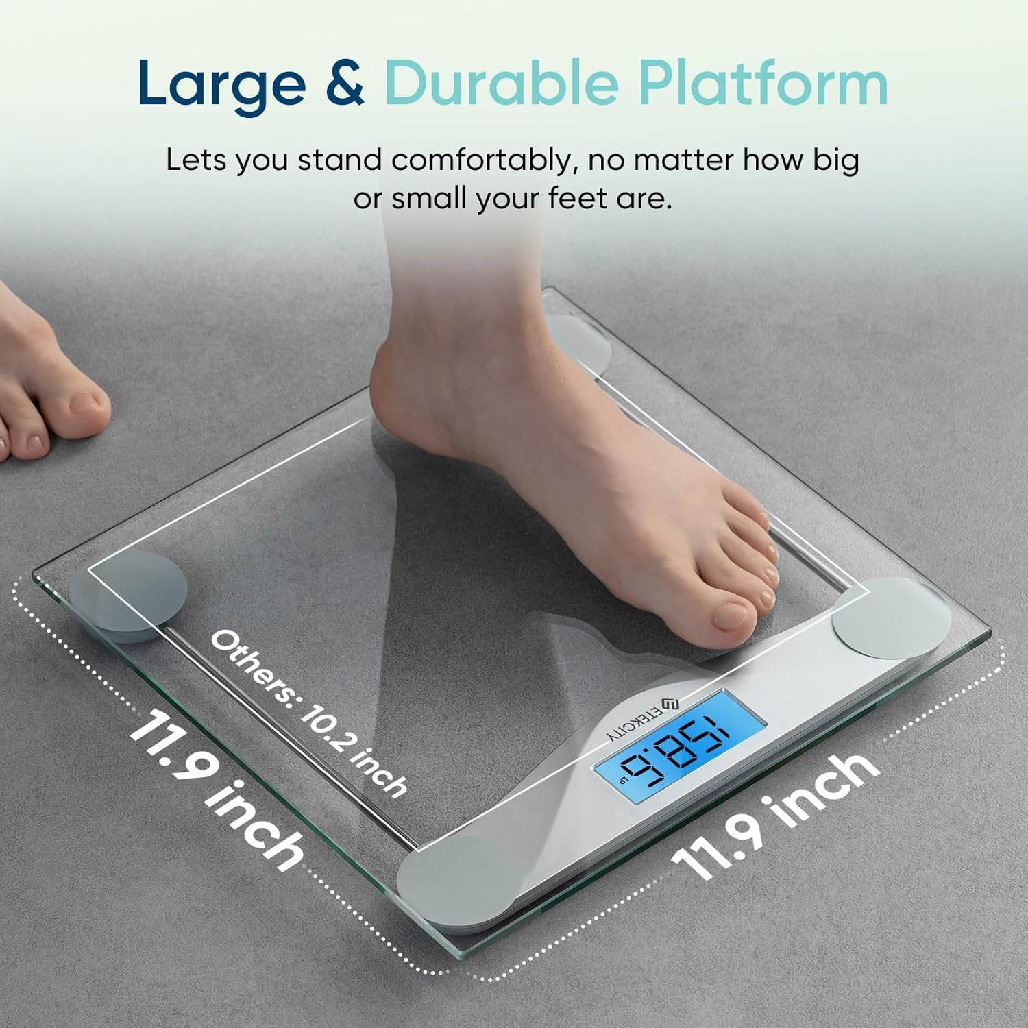 Thumbnail 3 de Etekcity Digital Body Scale 400 lb ⚖