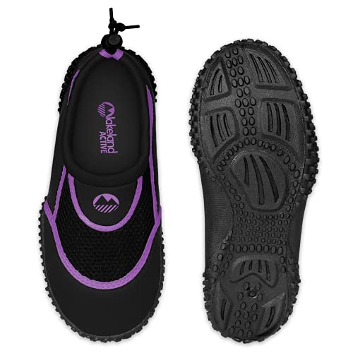 Thumbnail 6 de Lakeland Active Girl's Eden Aquasport Water Shoes (Black/Purple) – 3 UK