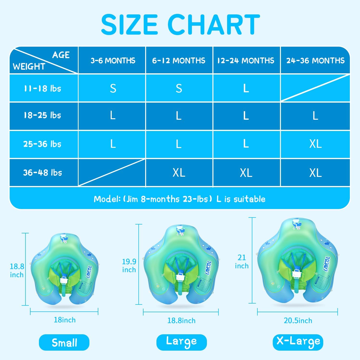 Thumbnail 3 de Inflatable Baby Pool Float with Canopy UPF50+ Sun Protection (No Flip) for Babies 3–36 Months