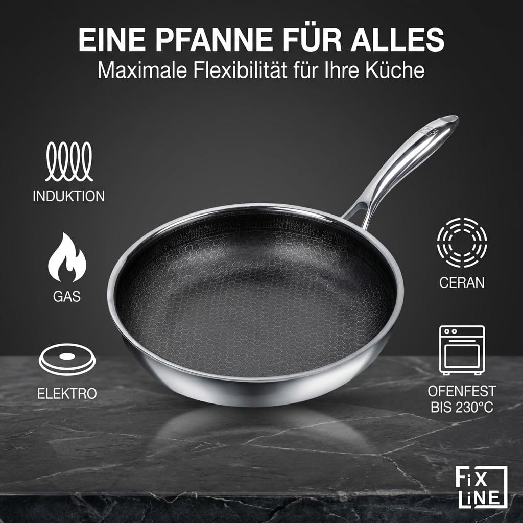 Thumbnail 5 de FIXLINE Black Forest Bratpfanne 28cm Antihaft