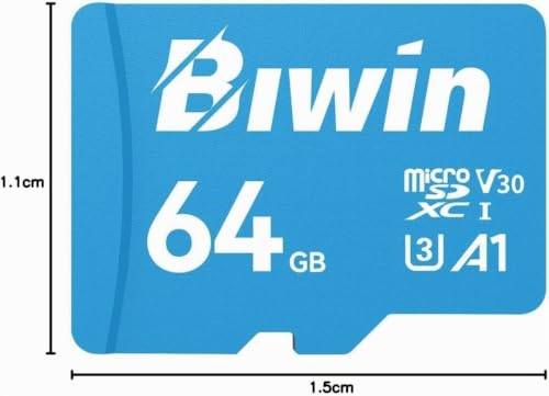 Thumbnail 8 de BIWIN MS100 MicroSDXC 64 GB UHS-I 100 MB/s | A1, V30, U3, per foto e video 4K