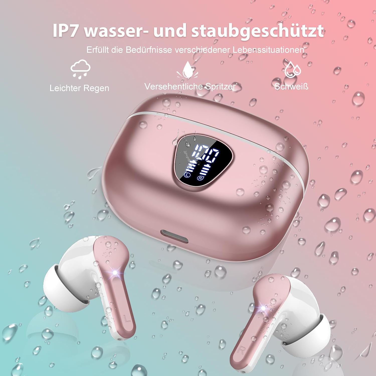 Thumbnail 5 de Bluetooth Kopfhörer In Ear 40H Spielzeit