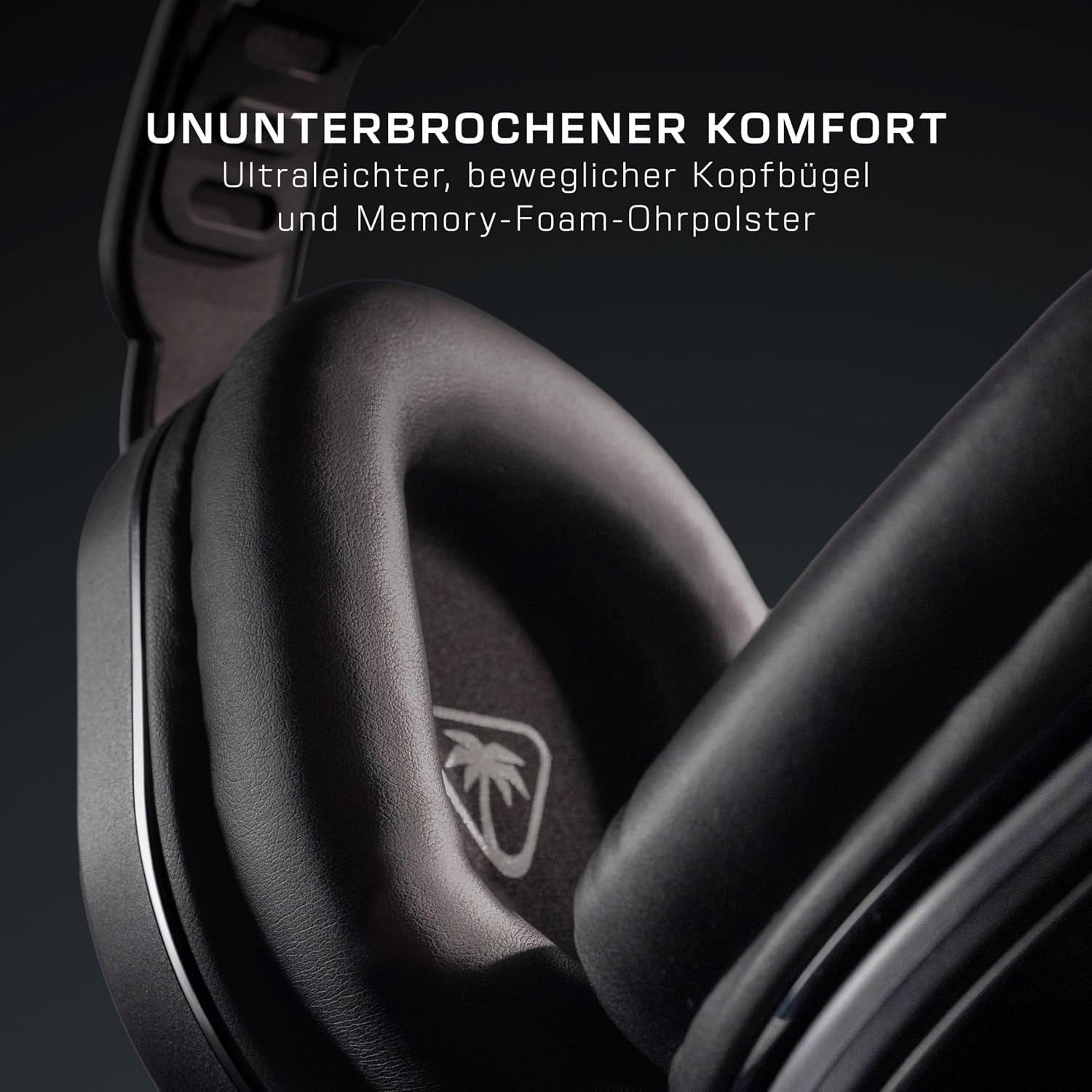 Detalle 2 de Turtle Beach Stealth 500 Schwarz: kabelloses Gaming-Headset für PS5, PS4, PC mit 40 Std. Akku und Bluetooth