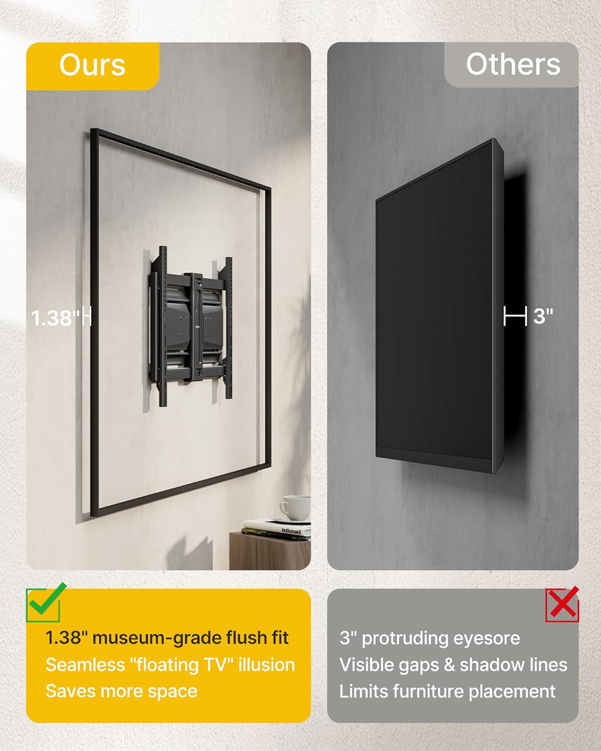 Thumbnail 5 de monTEK Ultra Slim TV Mount 185 lb