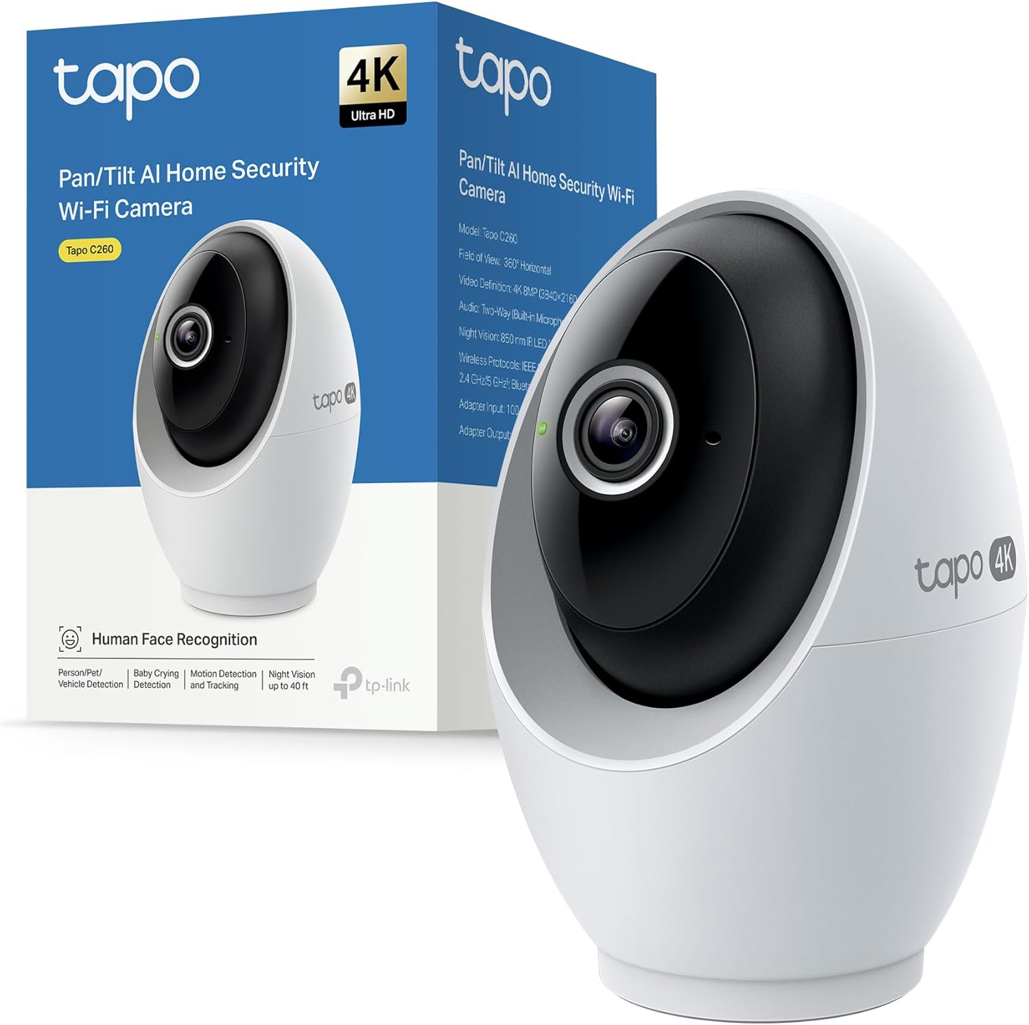 Detalle de Tapo C260 4K 8MP Telecamera WiFi