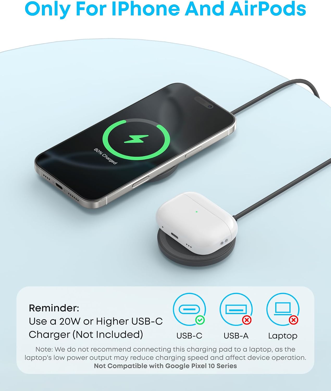 Thumbnail 5 de Anker Zolo Magnetic Wireless Charger 15W