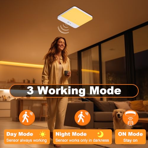 Thumbnail 3 de GCCATE Motion Sensor Rechargeable LED Ceiling Light (7.3 in)
