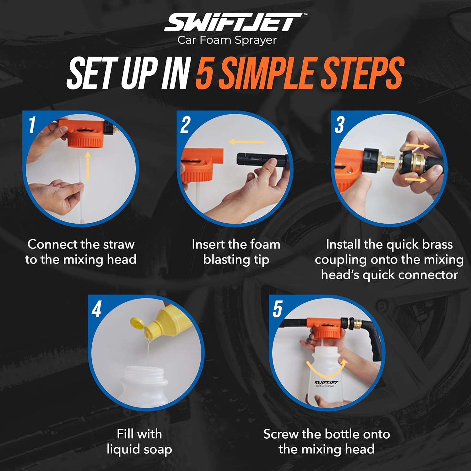 Thumbnail 6 de SwiftJet Foam Gun with Mitt 1L