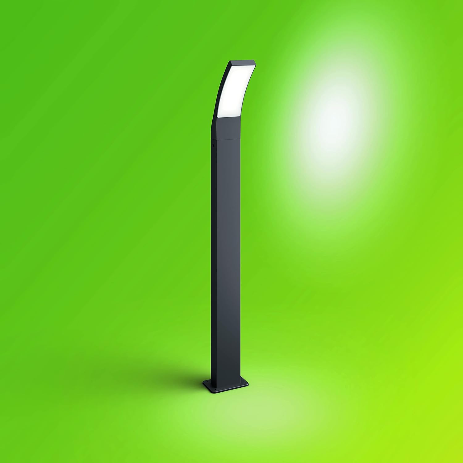 Thumbnail 3 de Philips Splay Poste LED Exterior 12W Luz Cálida Antracita