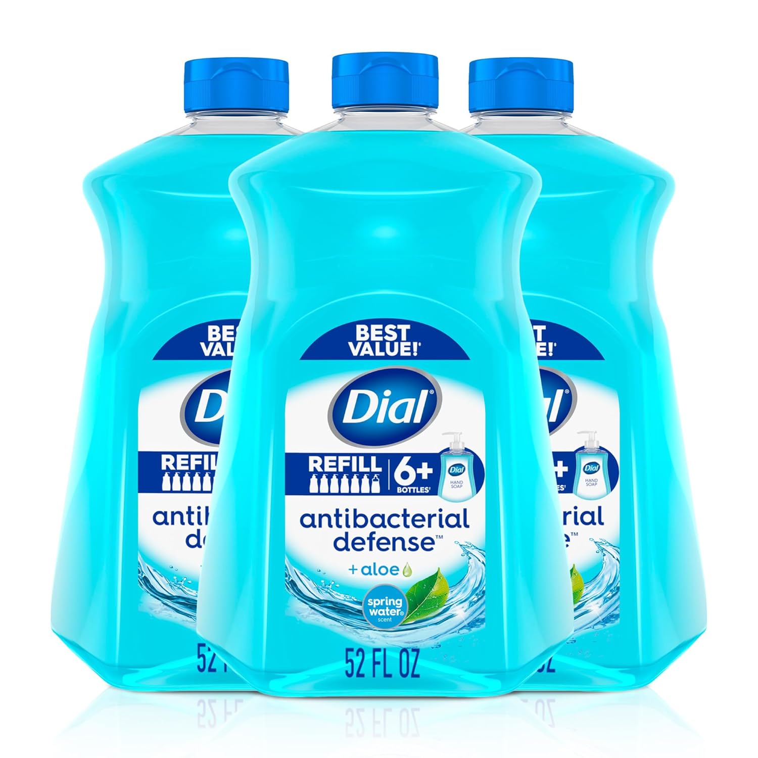Detalle de Dial Antibacterial Defense Hand Soap, 52 Fl Oz
