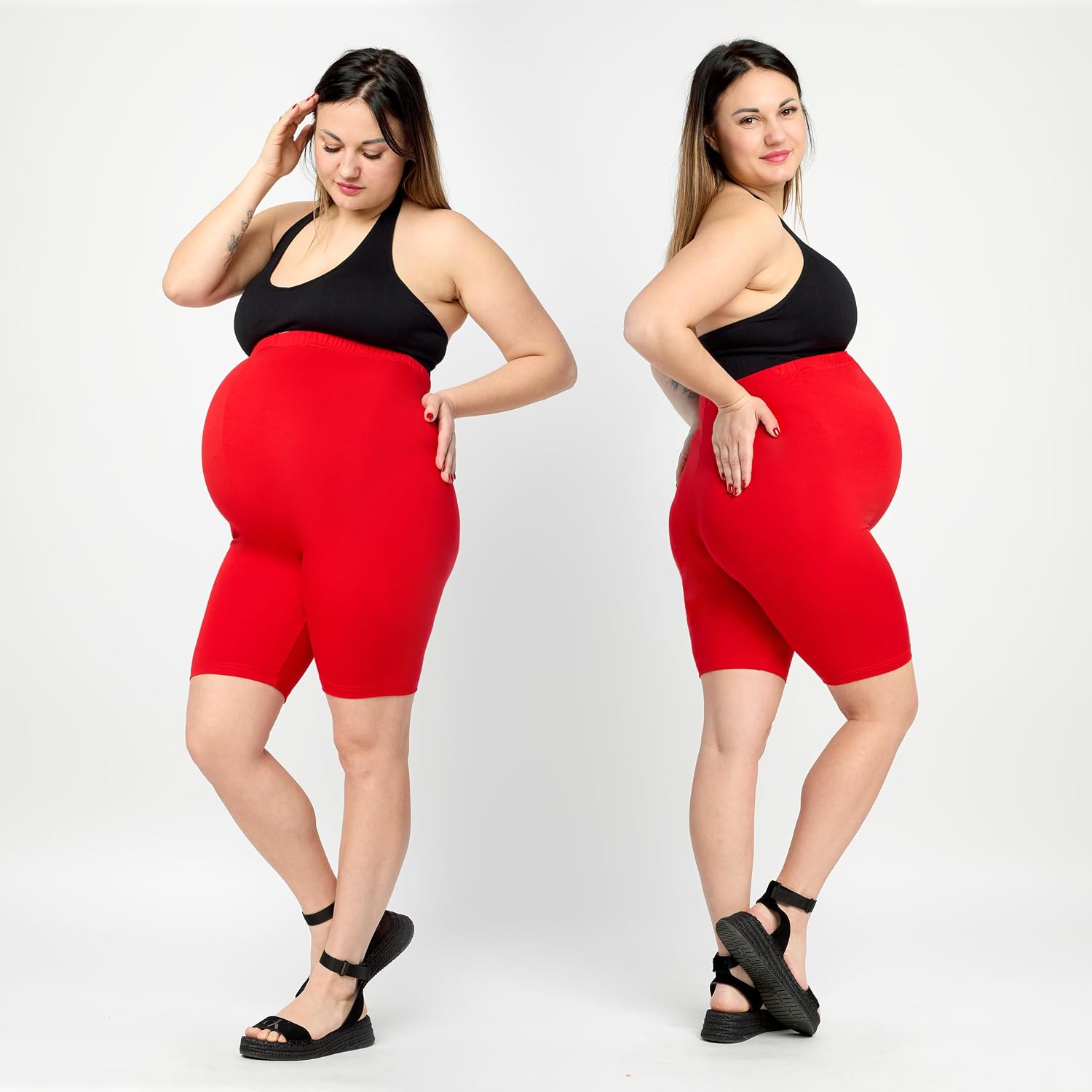 Detalle 2 de Leggings premaman in viscosa Merry Style MS10-462