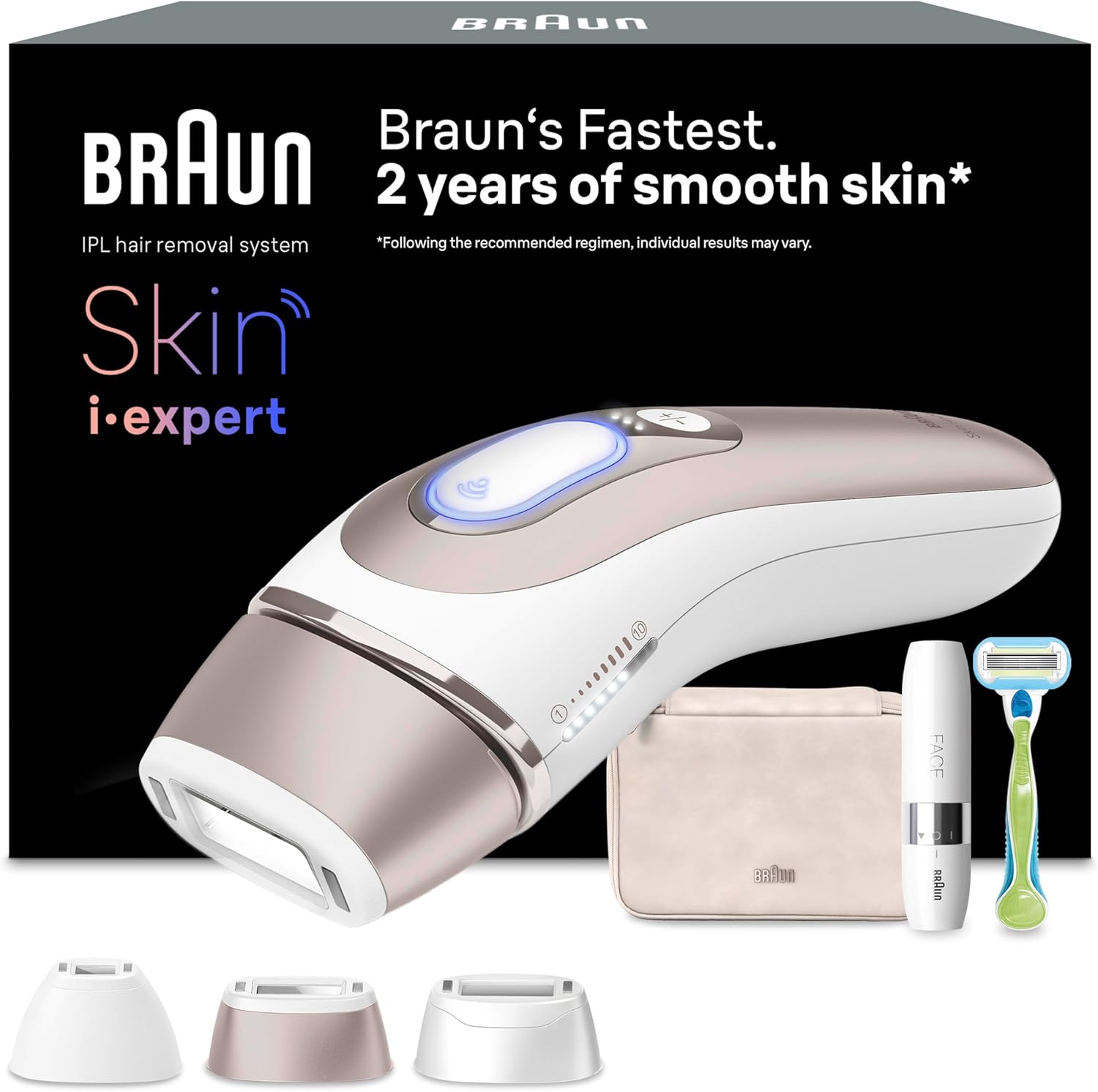 Detalle de Braun Smart IPL Skin i Expert (PL7253) – at-home hair removal with adaptive smart sensor and app