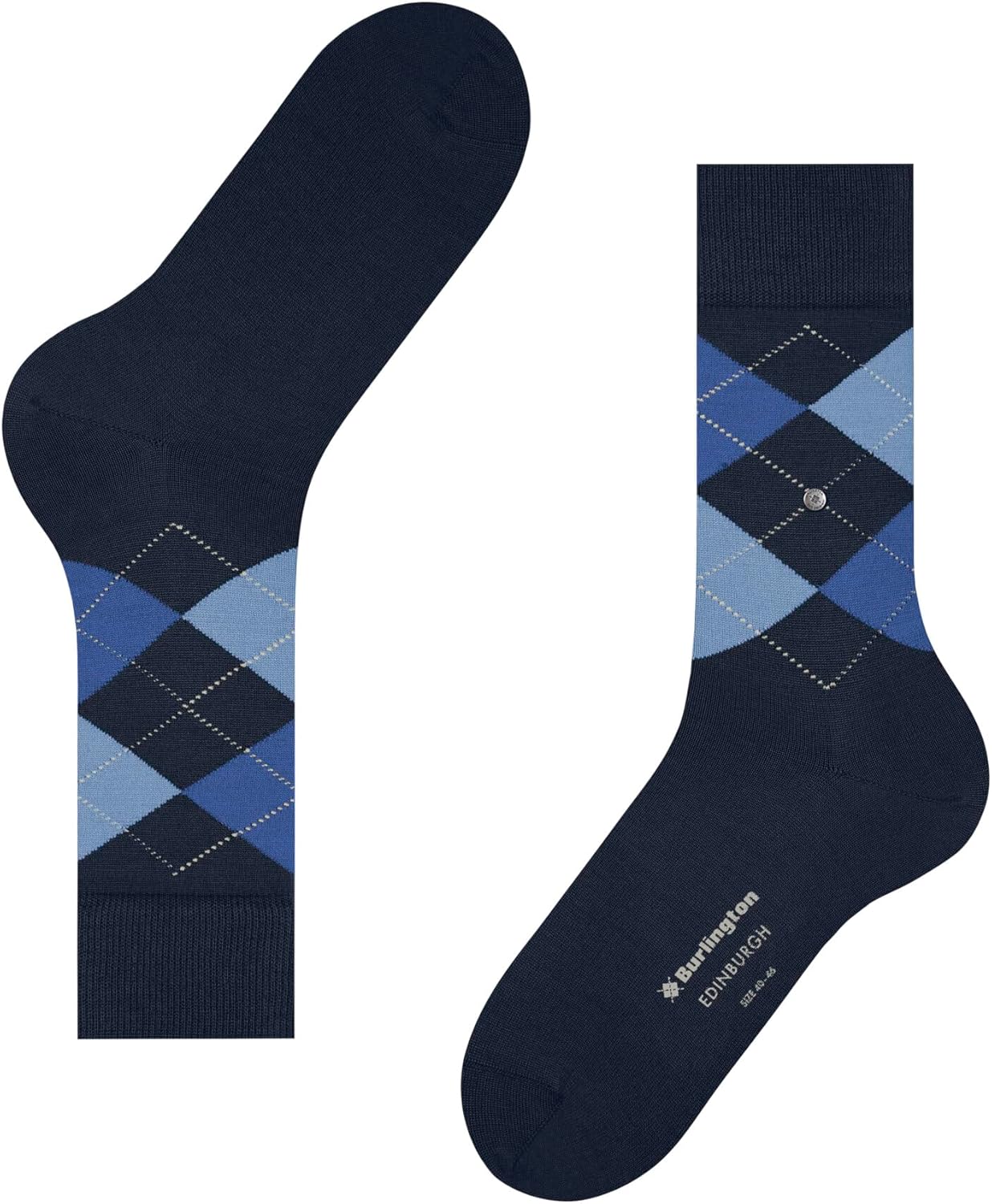 Thumbnail 4 de Burlington homme Edinburgh: chaussettes respirantes en laine tendance Argyle, confort quotidien et travail