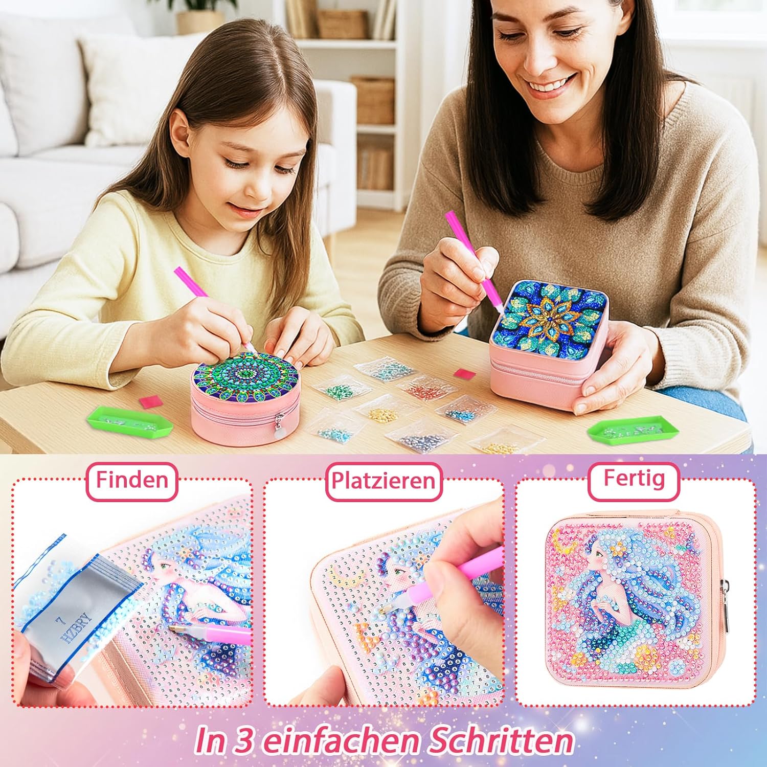 Thumbnail 4 de CharySim Diamond Painting 7–13 Jahre 🎨