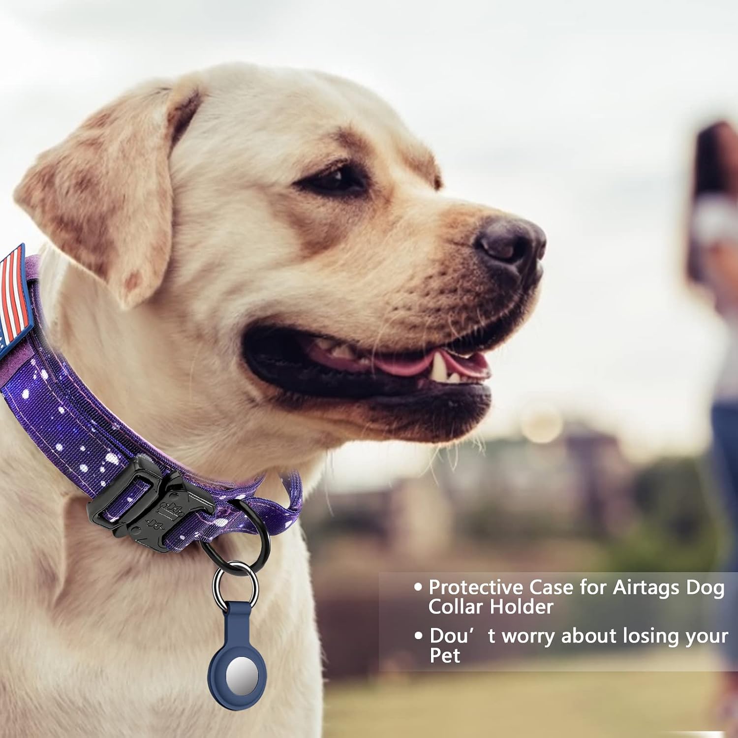 Detalle 2 de DAGANXI Tactical Dog Collar, XXL