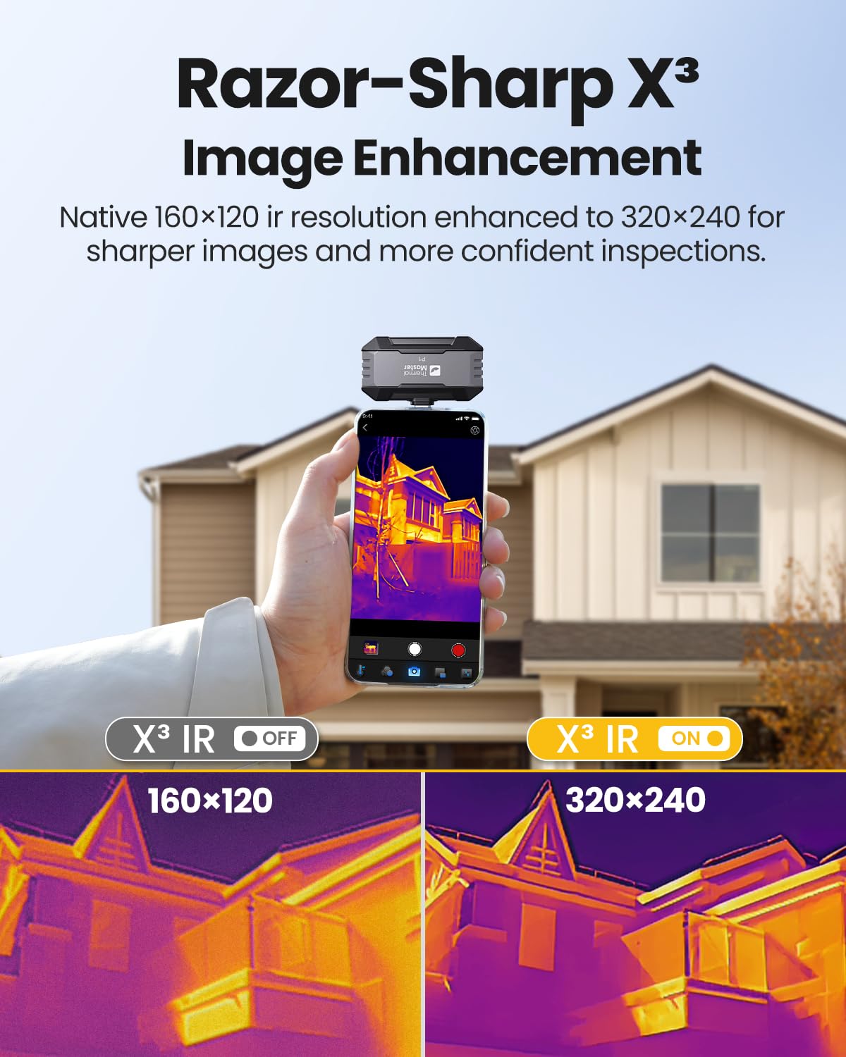Detalle de Thermal Master P1 for USB-C Device Thermal Camera, 320×240 Super Resolution