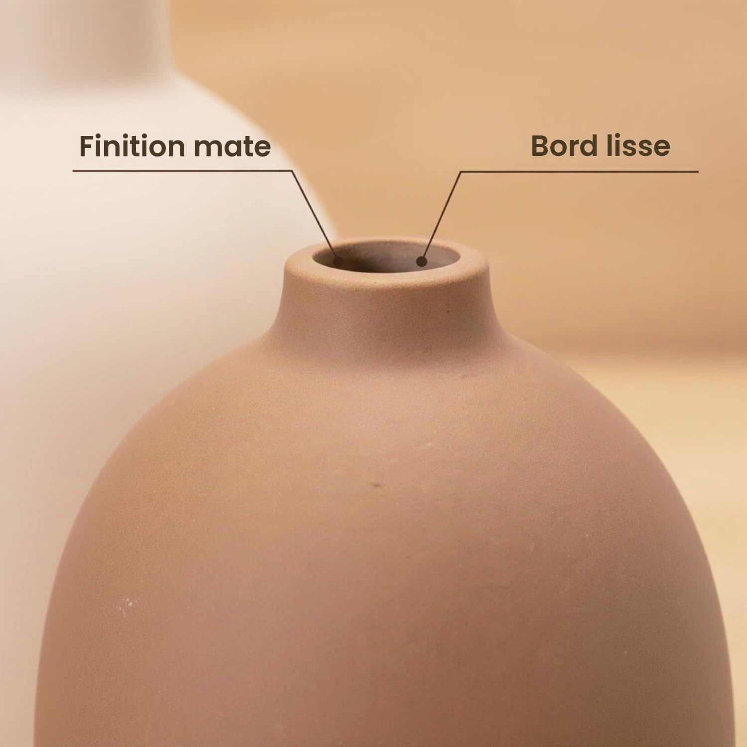 Thumbnail 6 de OFFASST 013-Ceramic Vase-5P keramische vaasjes, set van 5 in Morandi-kleuren