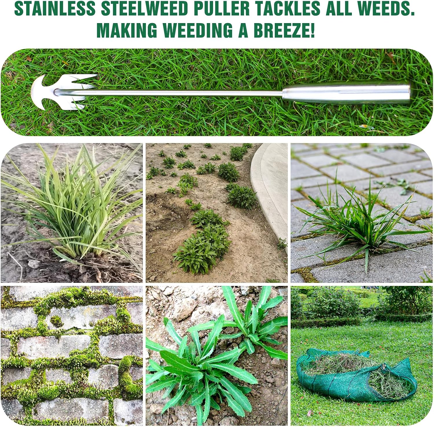 Detalle 2 de BOOLOOEN Strumento diserbo manuale 🌱